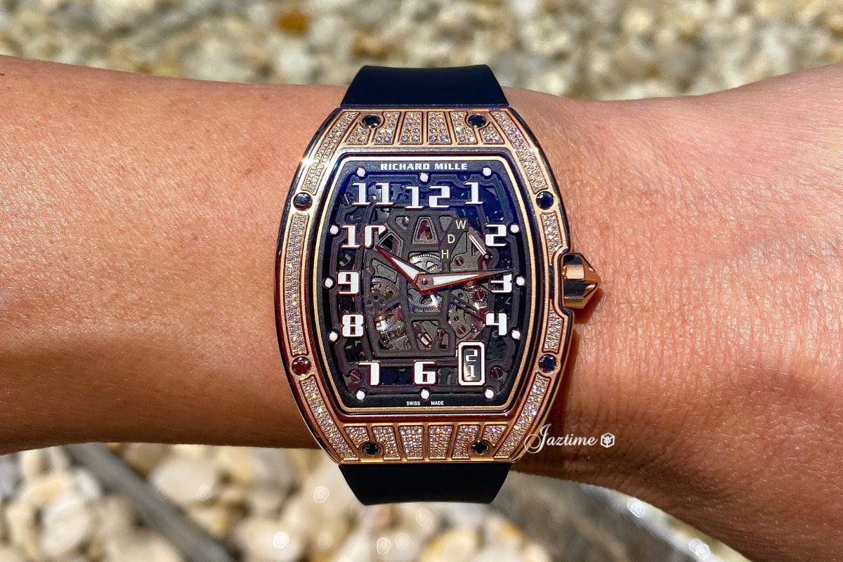 Richard Mille Automatic Winding Extra Flat Rose Gold Diamond RM 67-01 - Jaztime Blog - New & Used Luxury Watches - Orange County - CA - Jaztime Blog 3