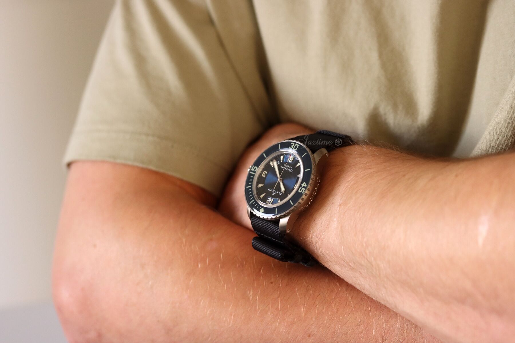Blancpain Fifty Fathoms Automatique Titanium 45mm Blue Dial Review