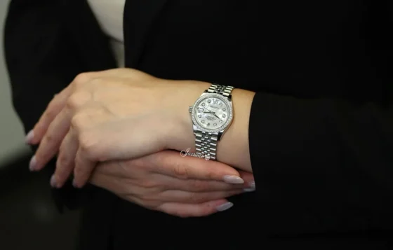 Rolex Datejust 31 White Mother of Pearl Diamond Bezel 278240