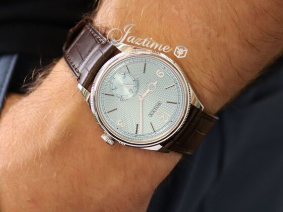 Rolex Perpetual 1908 Platinum Ice Blue Dial 52506