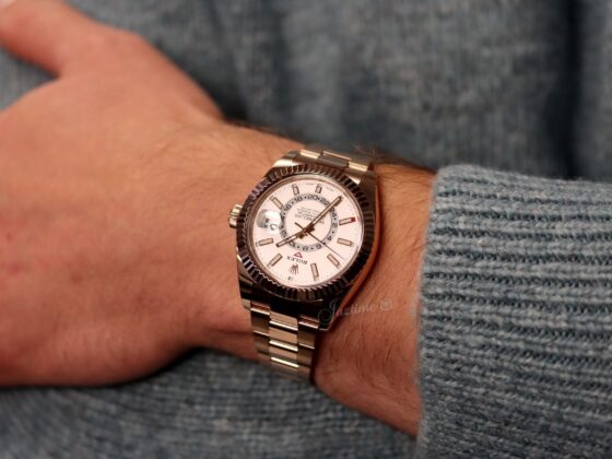 Rolex Sky-Dweller Rose Gold White Index Dial 326935