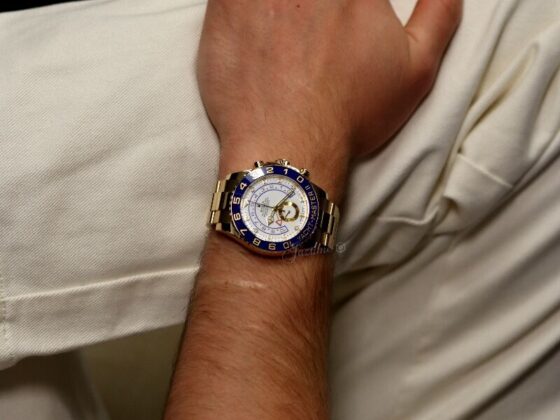Rolex Yacht-Master II Yellow Gold White Dial 116688