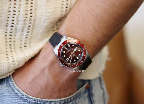 Tudor Black Bay 58 Steel 39mm Burgundy Dial Rubber Strap M7939A1A0RU-0003