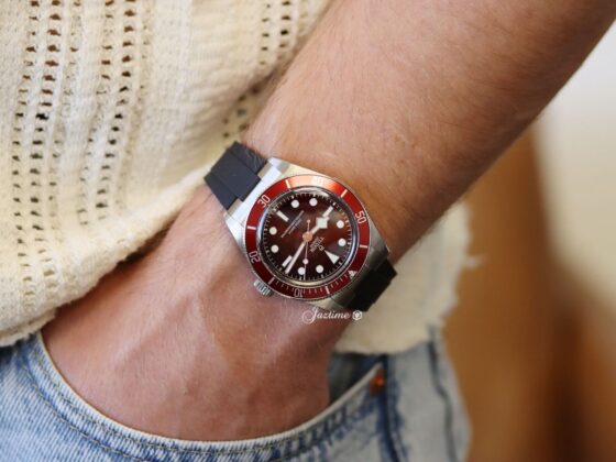 Tudor Black Bay 58 Steel 39mm Burgundy Dial Rubber Strap M7939A1A0RU-0003