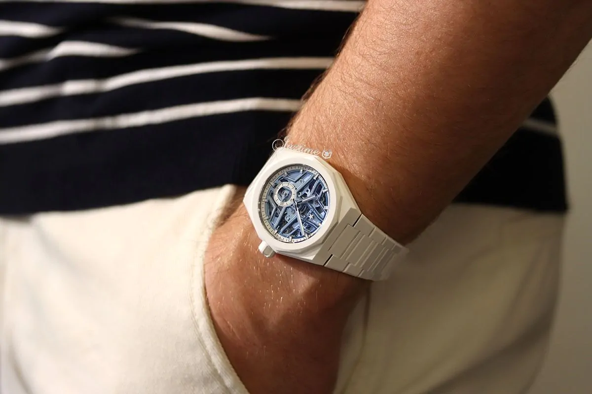 Zenith Defy Skyline Skeleton White Ceramic 49.9309.3620/85.I001