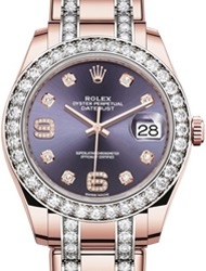 rolex pearlmaster 39 everose gold and diamonds price