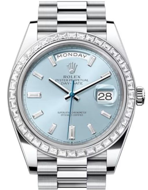 Baguette Diamond Bezel