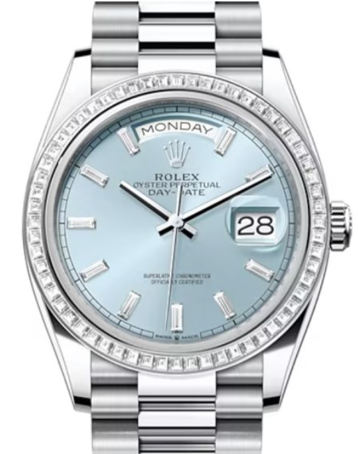 Baguette Diamond Bezel