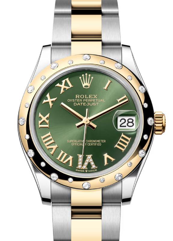 Domed Diamond-set Bezel