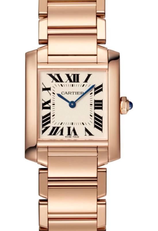 used gold cartier tank watch
