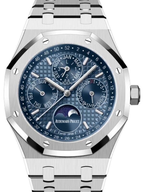 Audemars Piguet Royal Oak Perpetual Calendar Stainless Steel 41mm Blue Dial 26574ST.OO.1220ST.03
