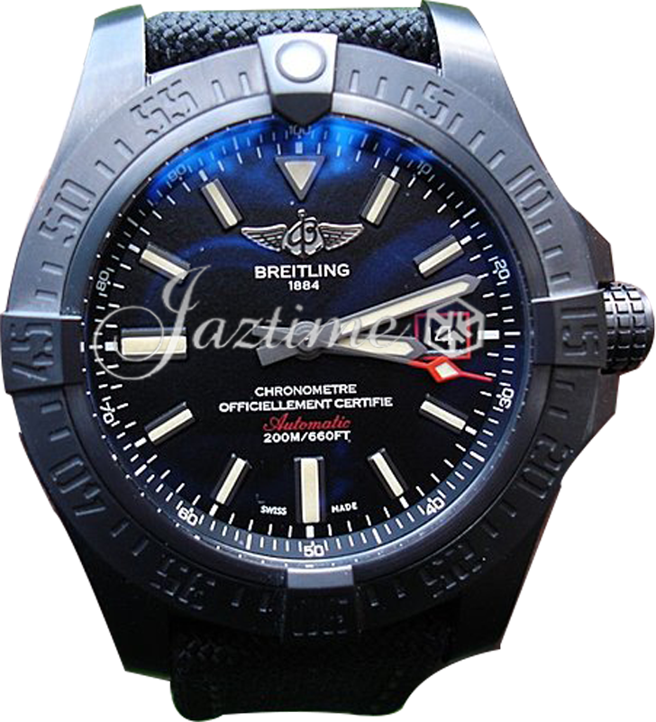BREITLING V1731110 BD74 109W M20BASA.1 AVENGER BLACKBIRD 44 44mm TITANIUM BRAND NEW