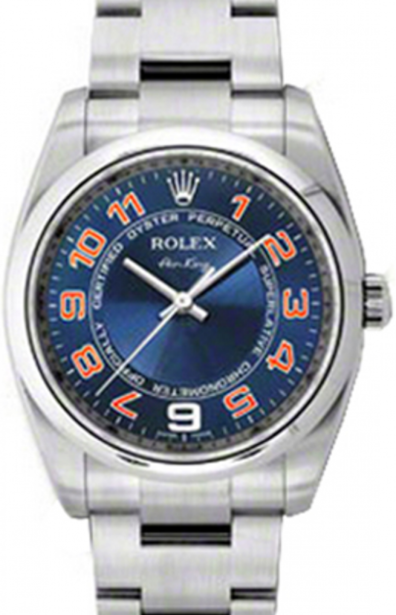 rolex oyster perpetual air king 114200