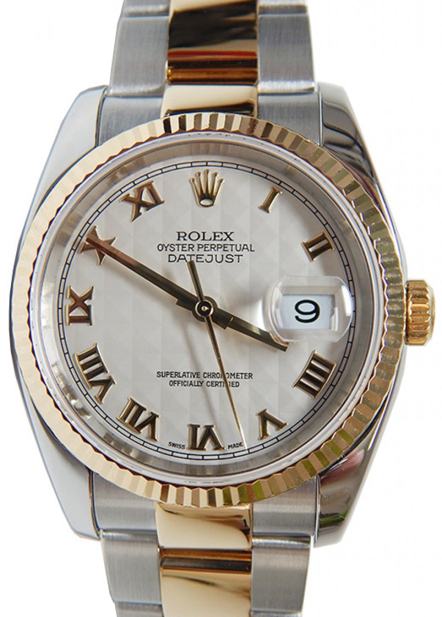 rolex datejust ivory dial