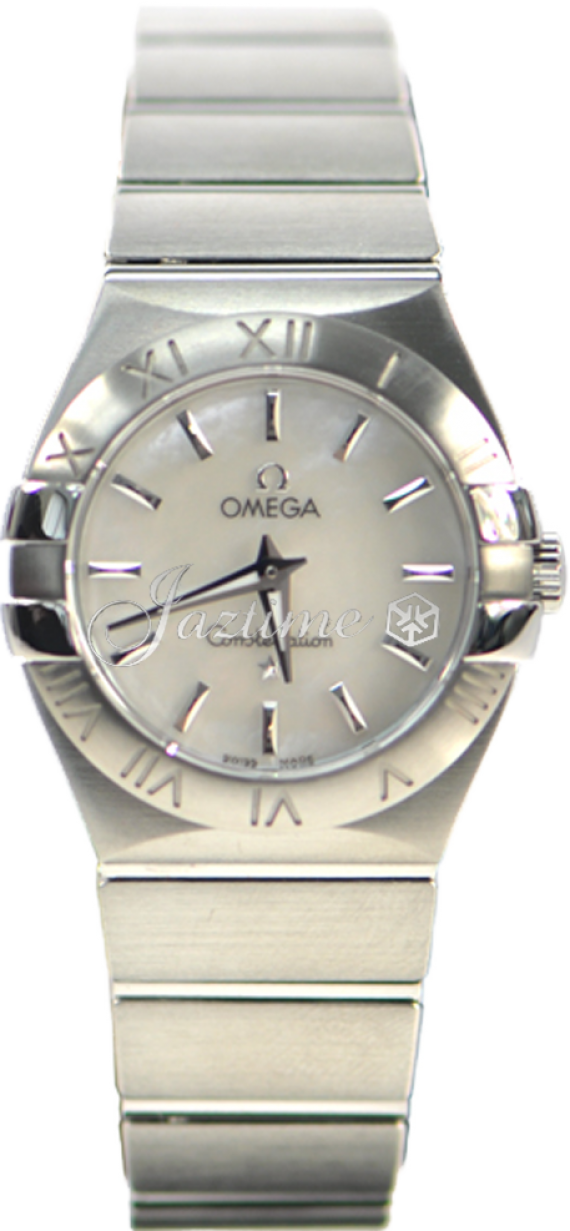 omega constellation ladies mother of pearl