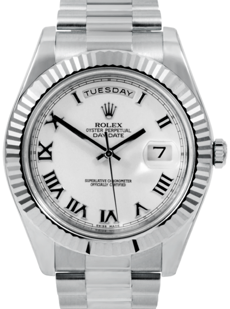 Rolex Day-Date II 218239-WHTRFP 41mm 