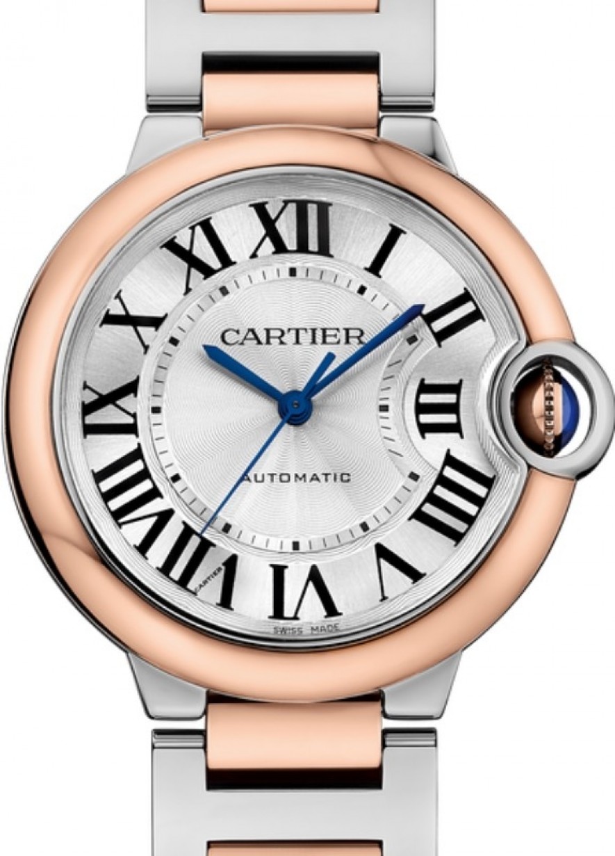 Cartier Ballon Bleu 36mm - Steel and Yellow Gold Watches