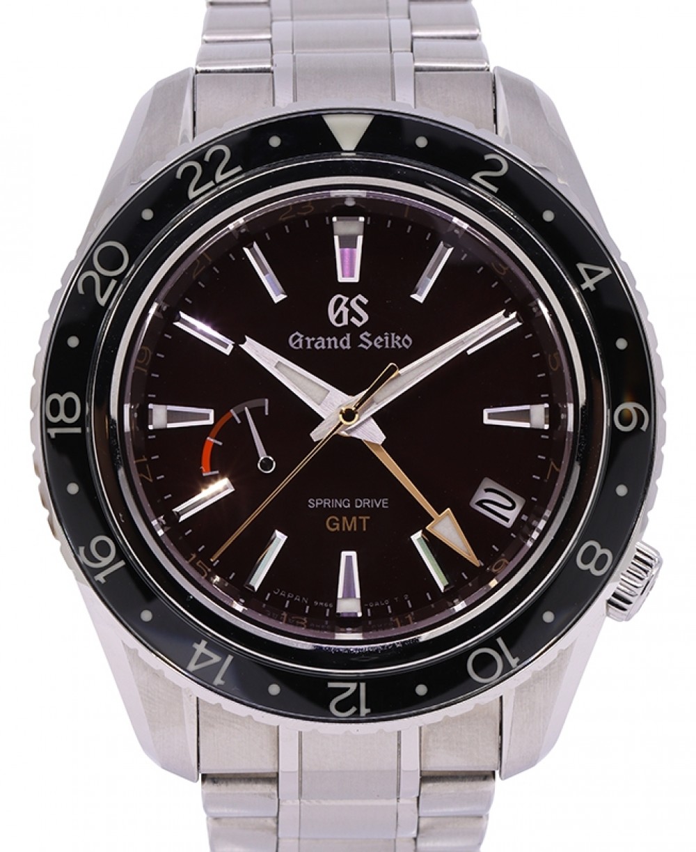 Grand Seiko GMT Spring Drive Limited of 600 Stainless Steel Red 44mm Dial  Bracelet SBGE245 - PRE OWNED