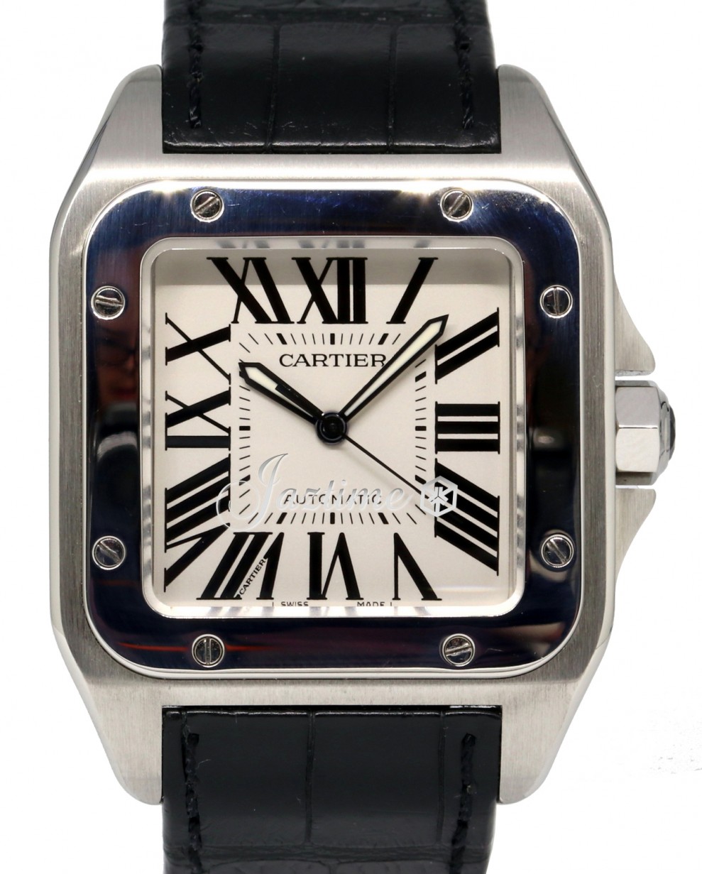 cartier santos 100 xl chronograph price 