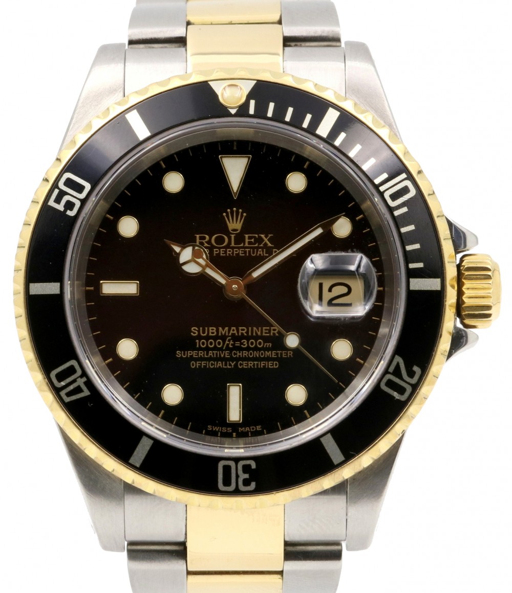 rolex submariner stainless and gold