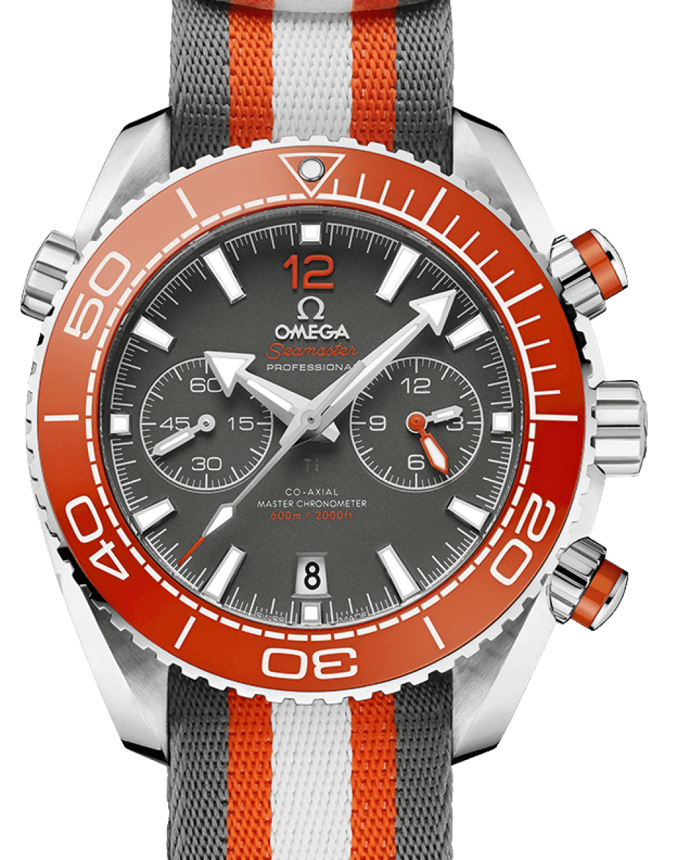 omega planet ocean chronograph orange