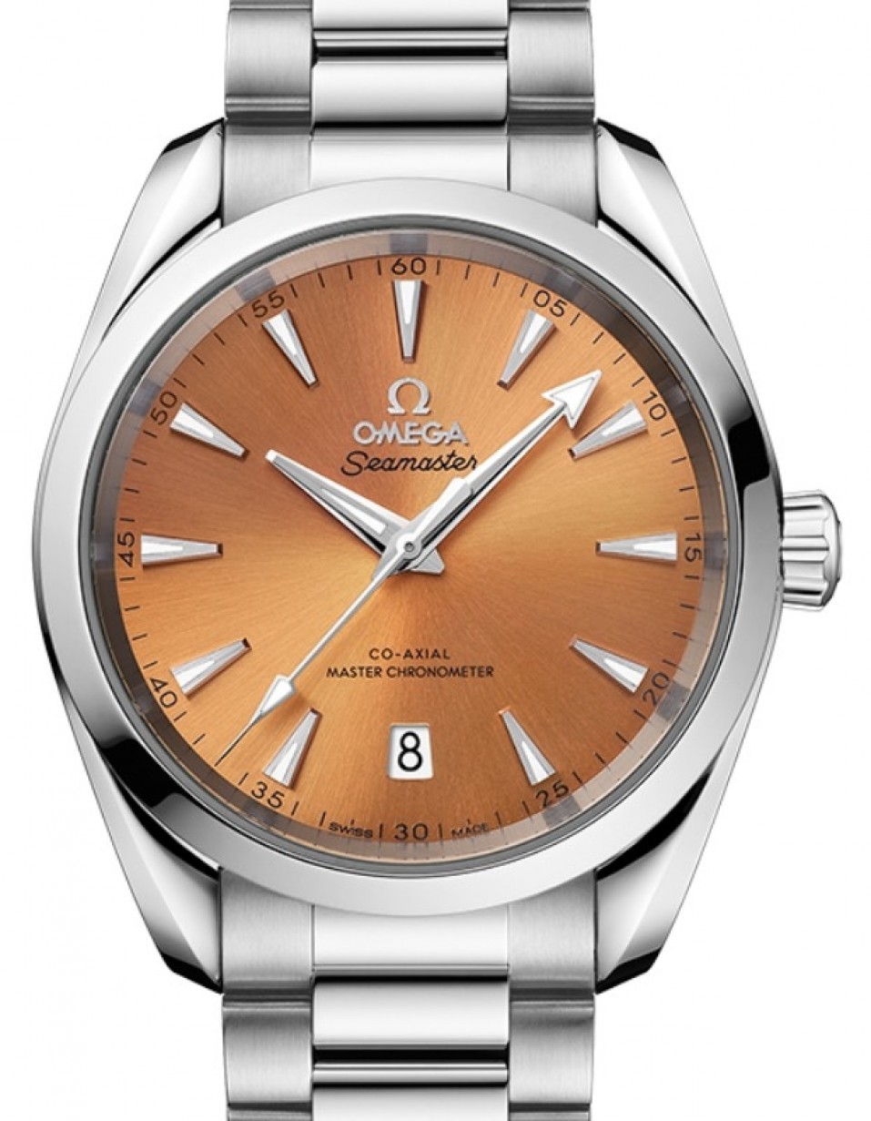 Omega Seamaster Aqua Terra 150M Co-Axial Master Chronometer 38mm Stainless  Steel Yellow Index Dial Steel Bracelet . - BRAND NEW