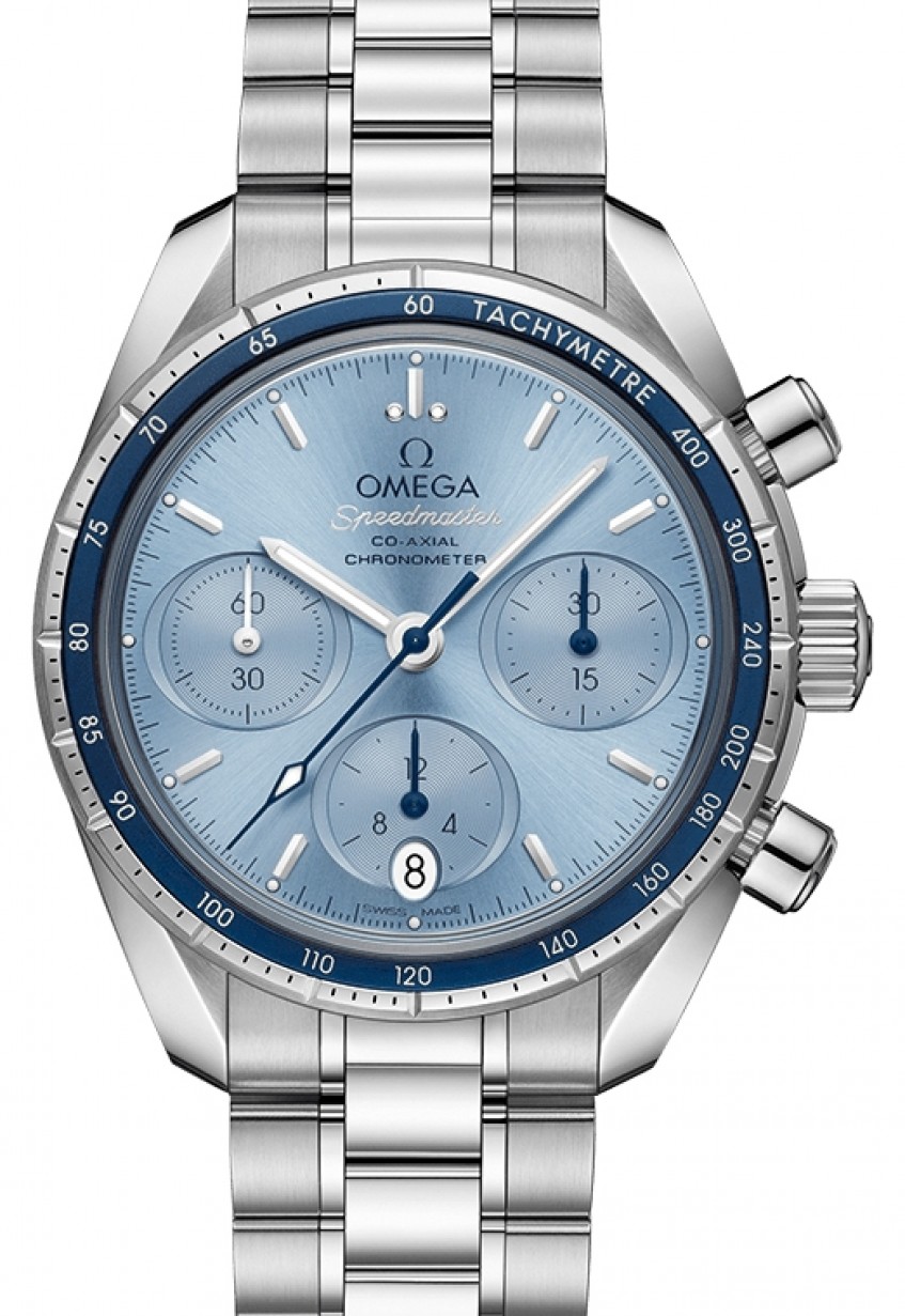 omega speedmaster blue dial