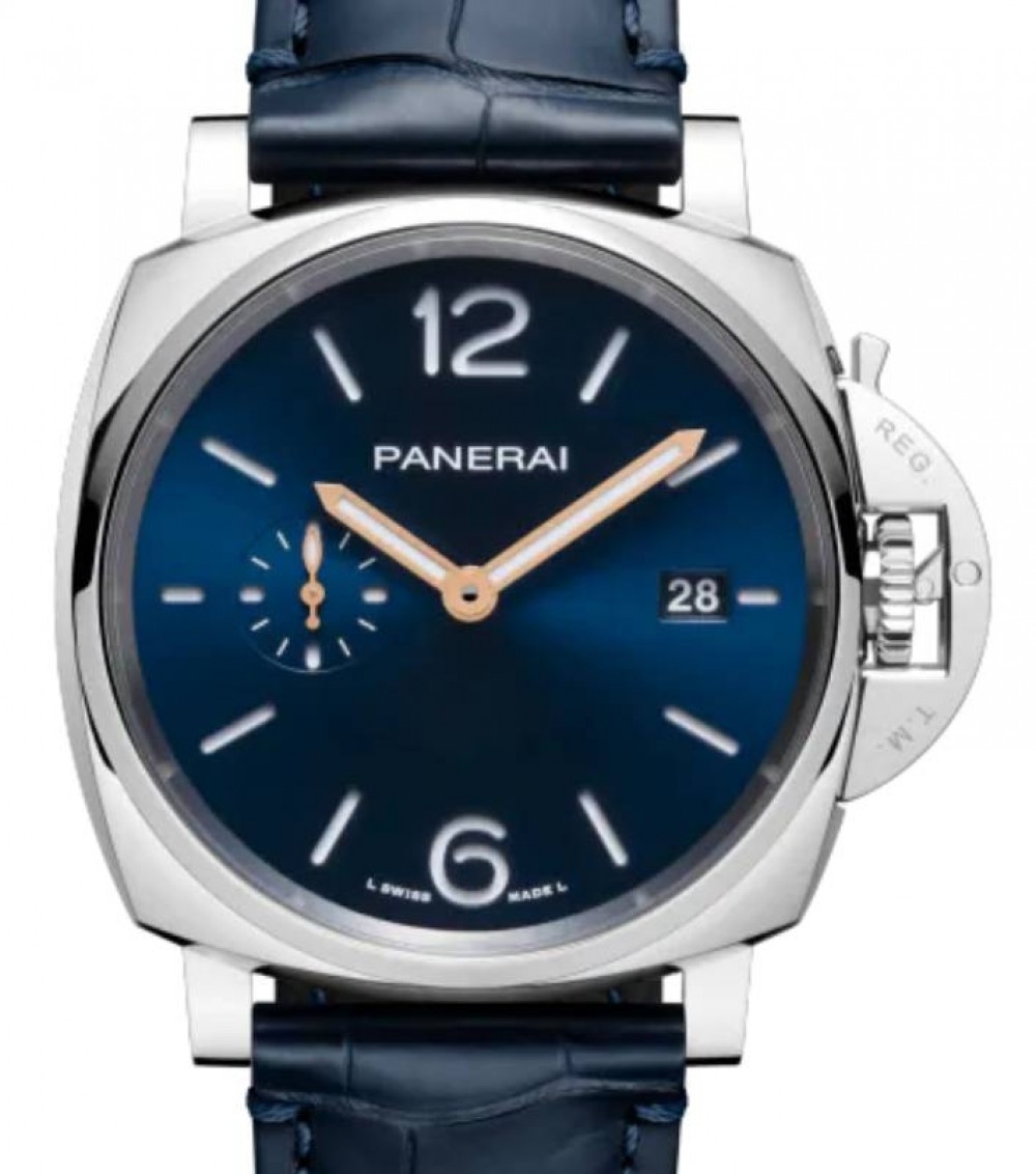Panerai Luminor Due Stainless Steel 42mm Blue Dial PAM01274 - BRAND NEW
