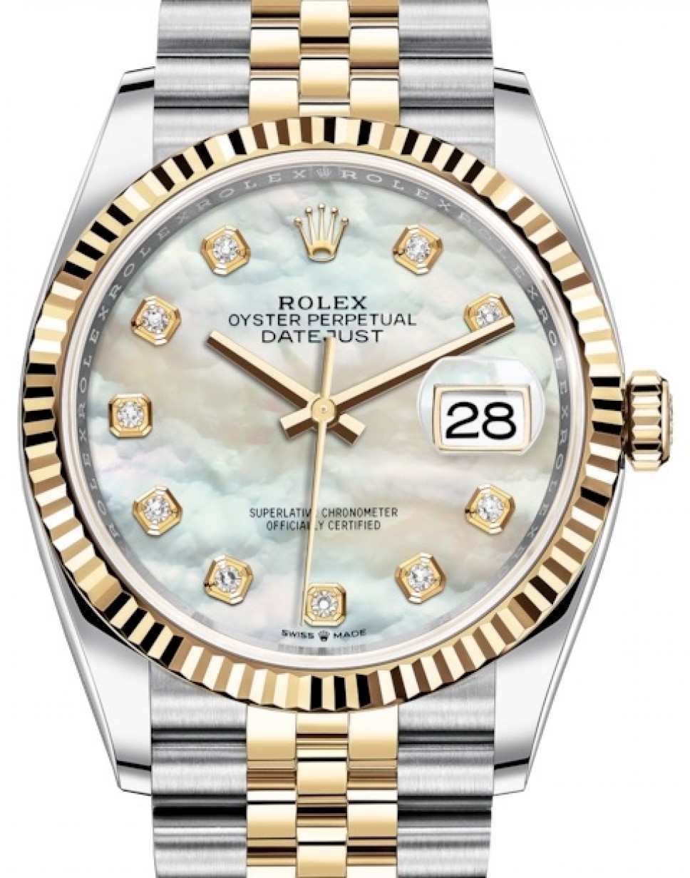 datejust 36 mother of pearl dial