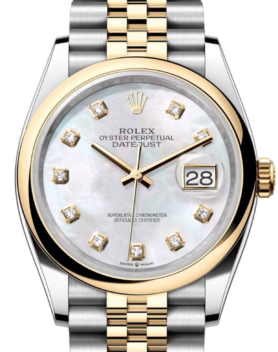 18K Yellow Gold Pre- Owned Rolex Oyster Perpetual DateJust (Brand New  Condition) -LA DIAMOND