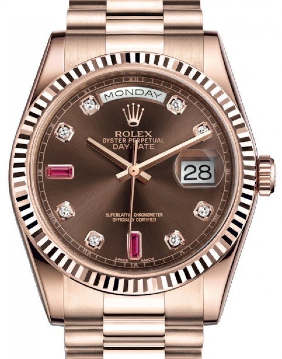 rolex day date rose gold price