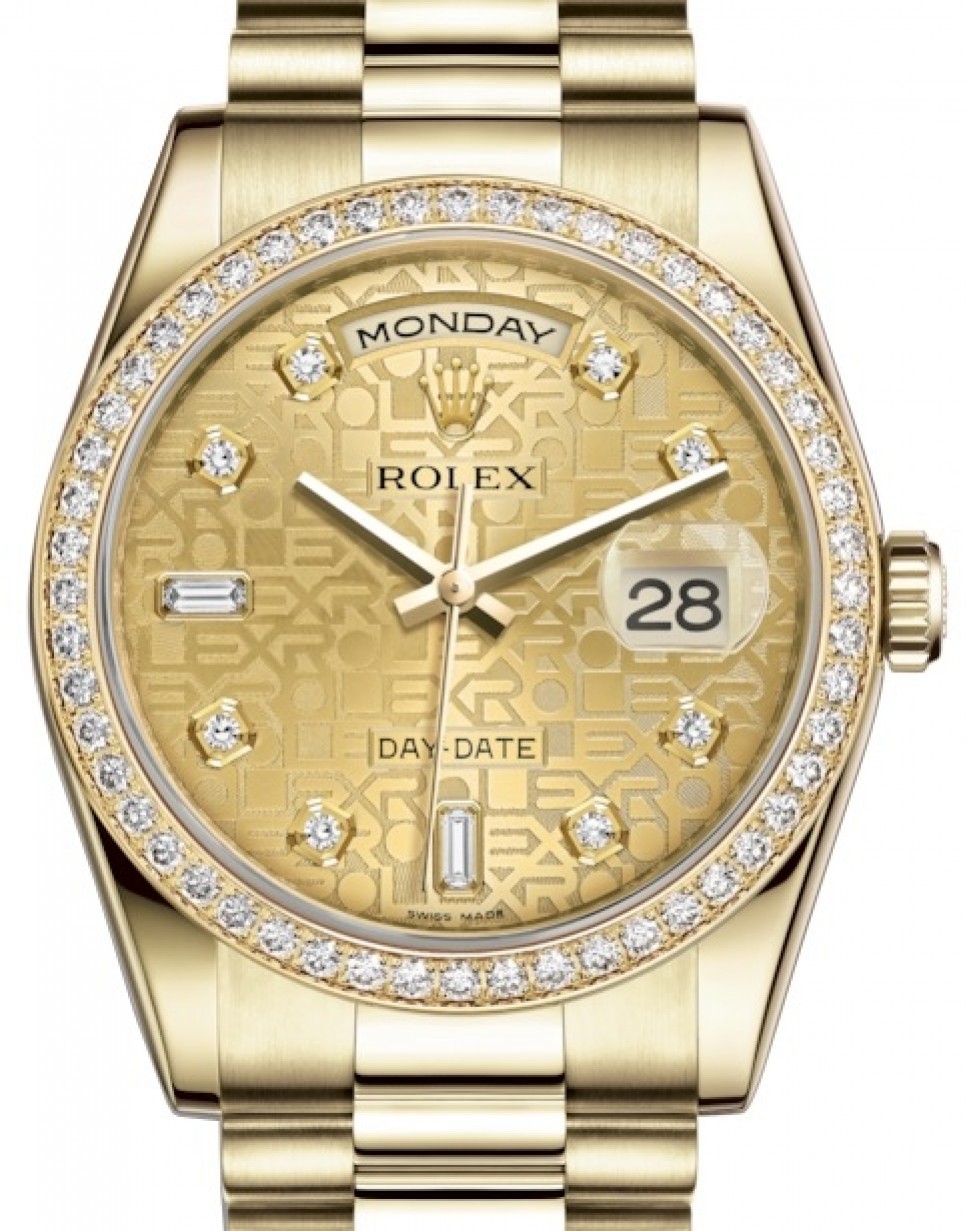 rolex day date gold jubilee bracelet
