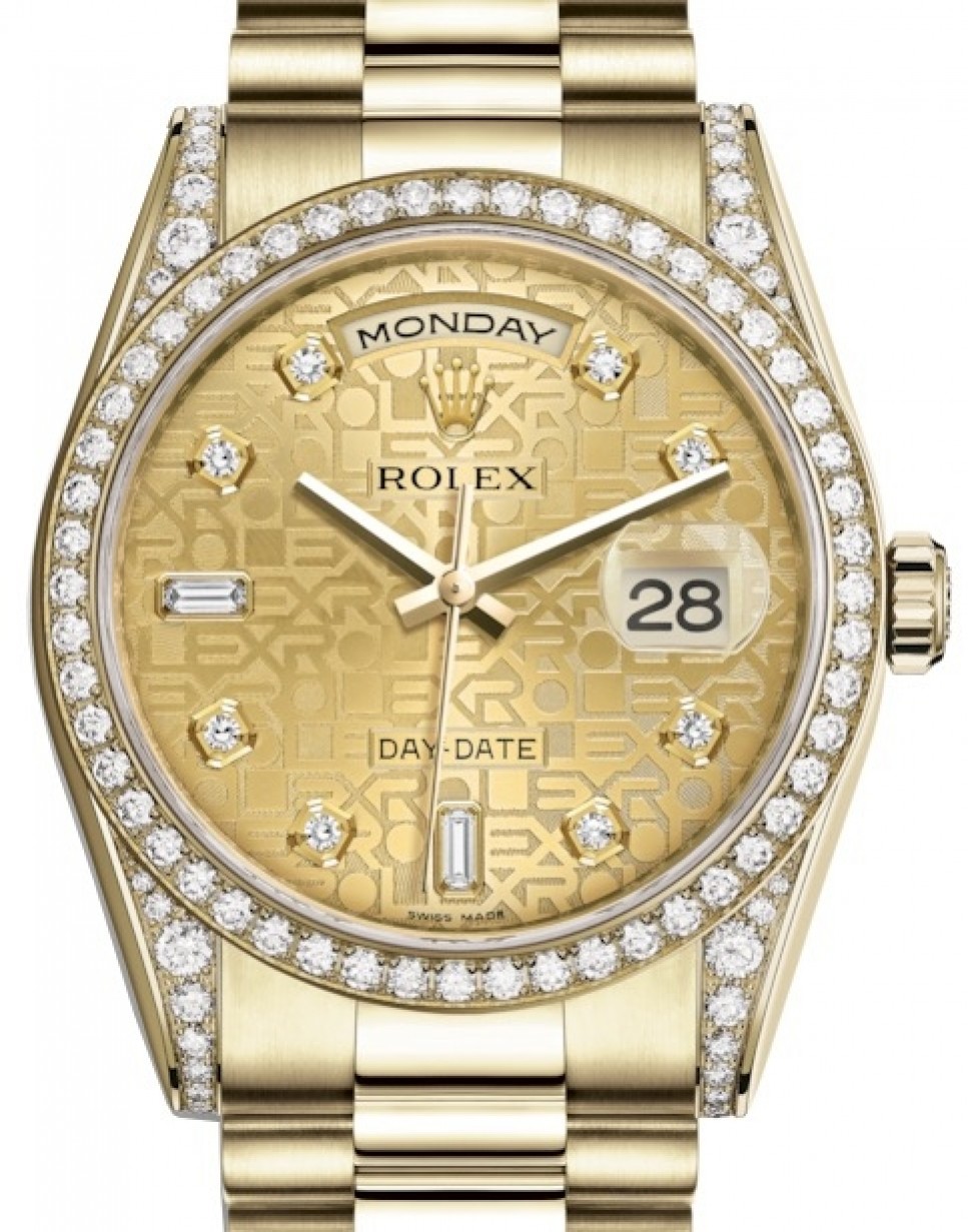 rolex day date 36 yellow gold