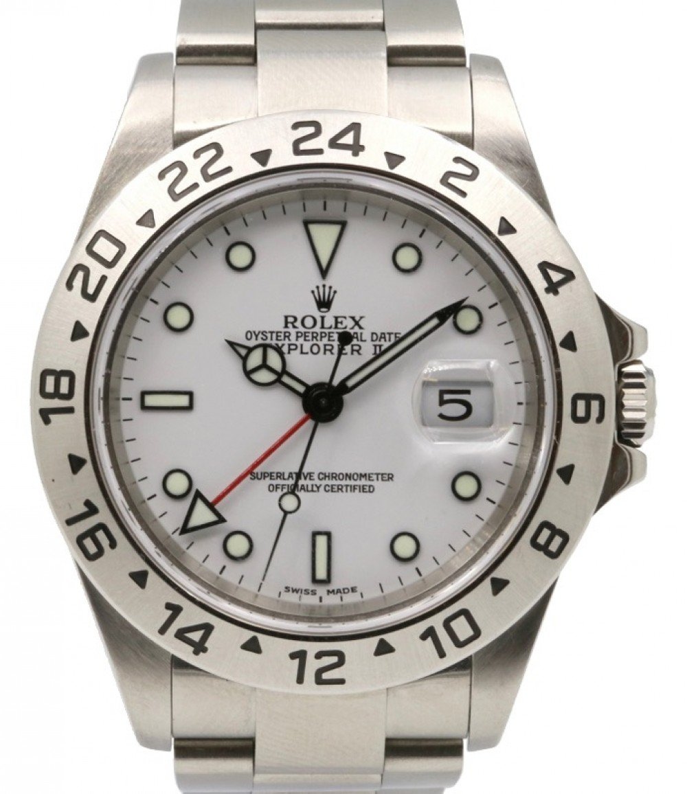 Rolex Explorer II White Stainless GMT Date