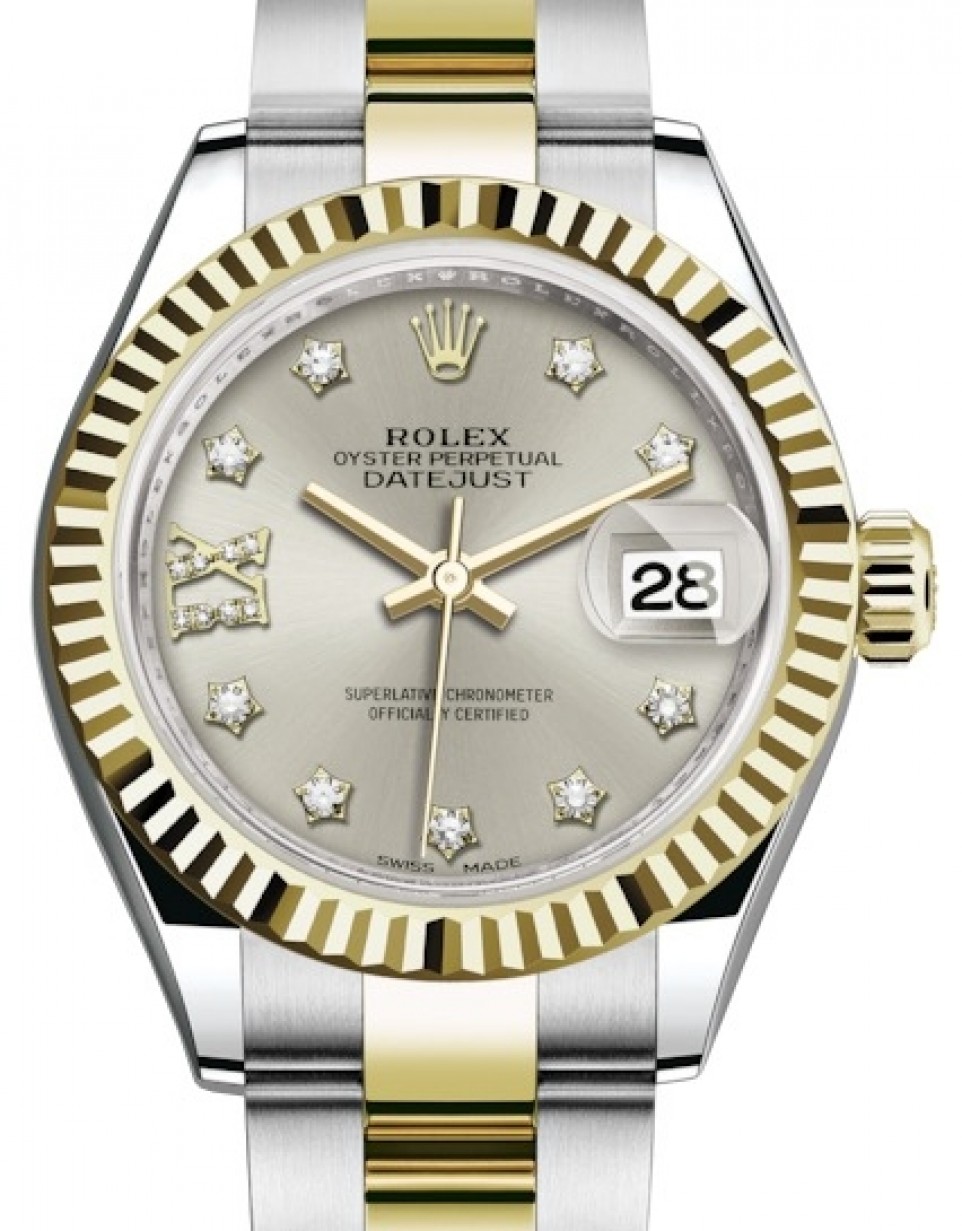 rolex oyster gold and silver