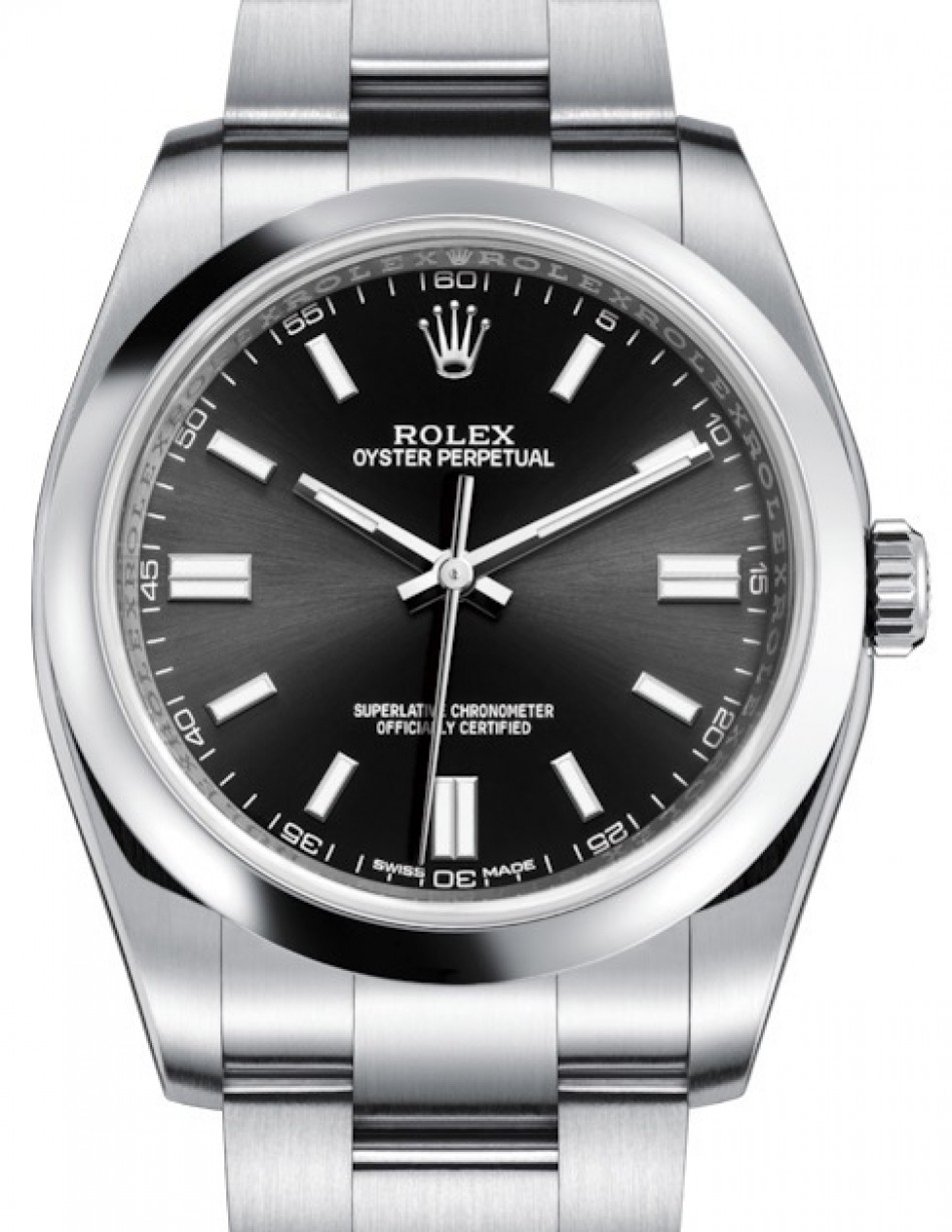 rolex oyster perpetual 36 black dial