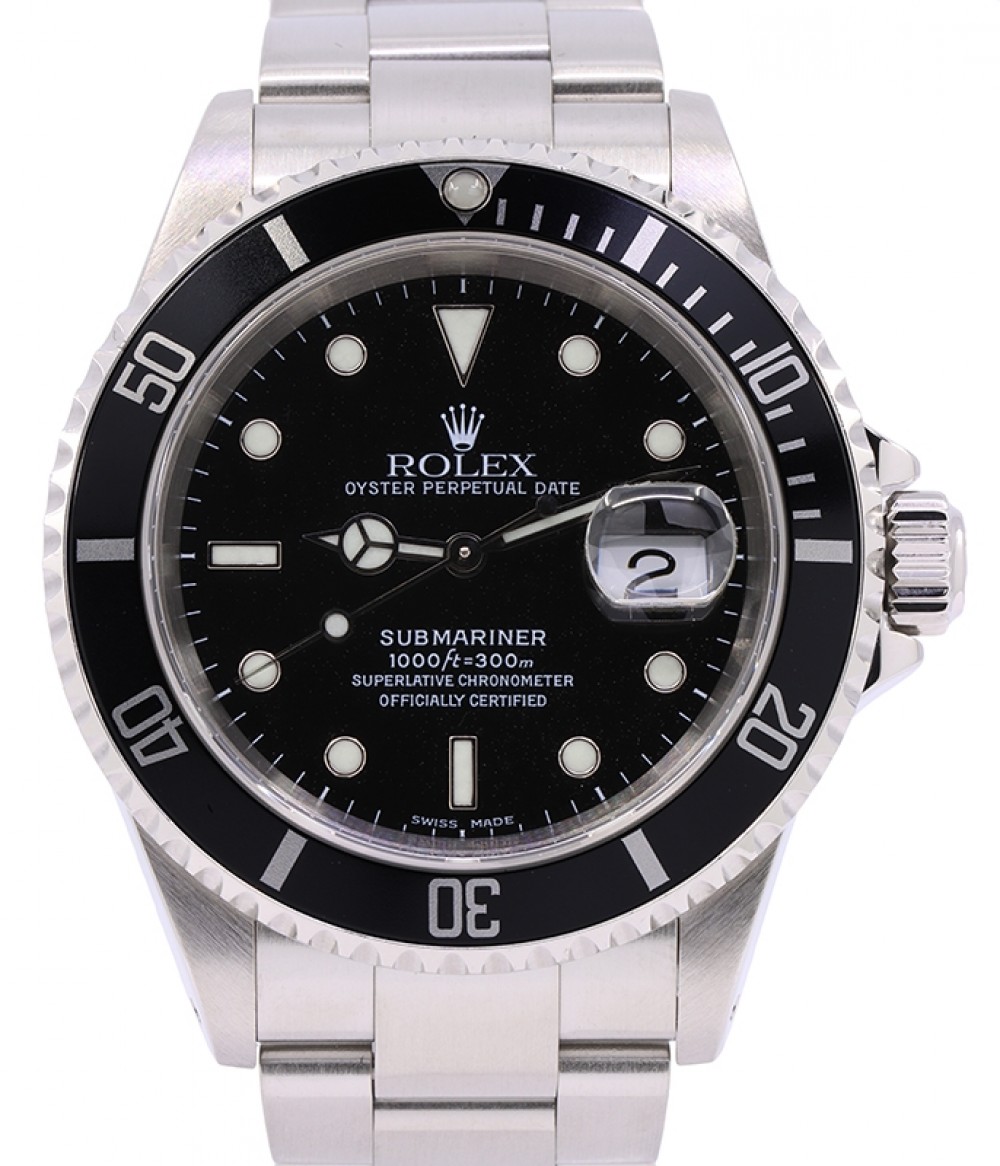 Rolex Submariner 16610 Stainless Steel Oyster Date BOX/PAPERS