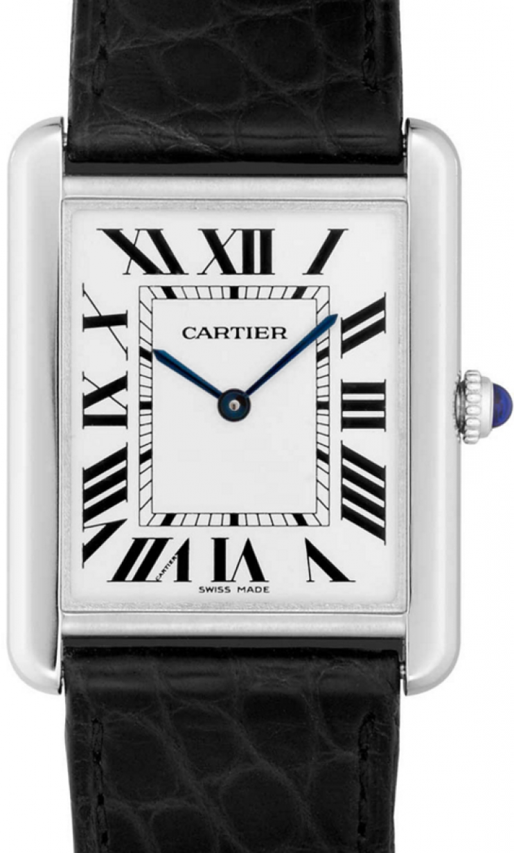 Cartier Tank Solo W5200003 Men's White 