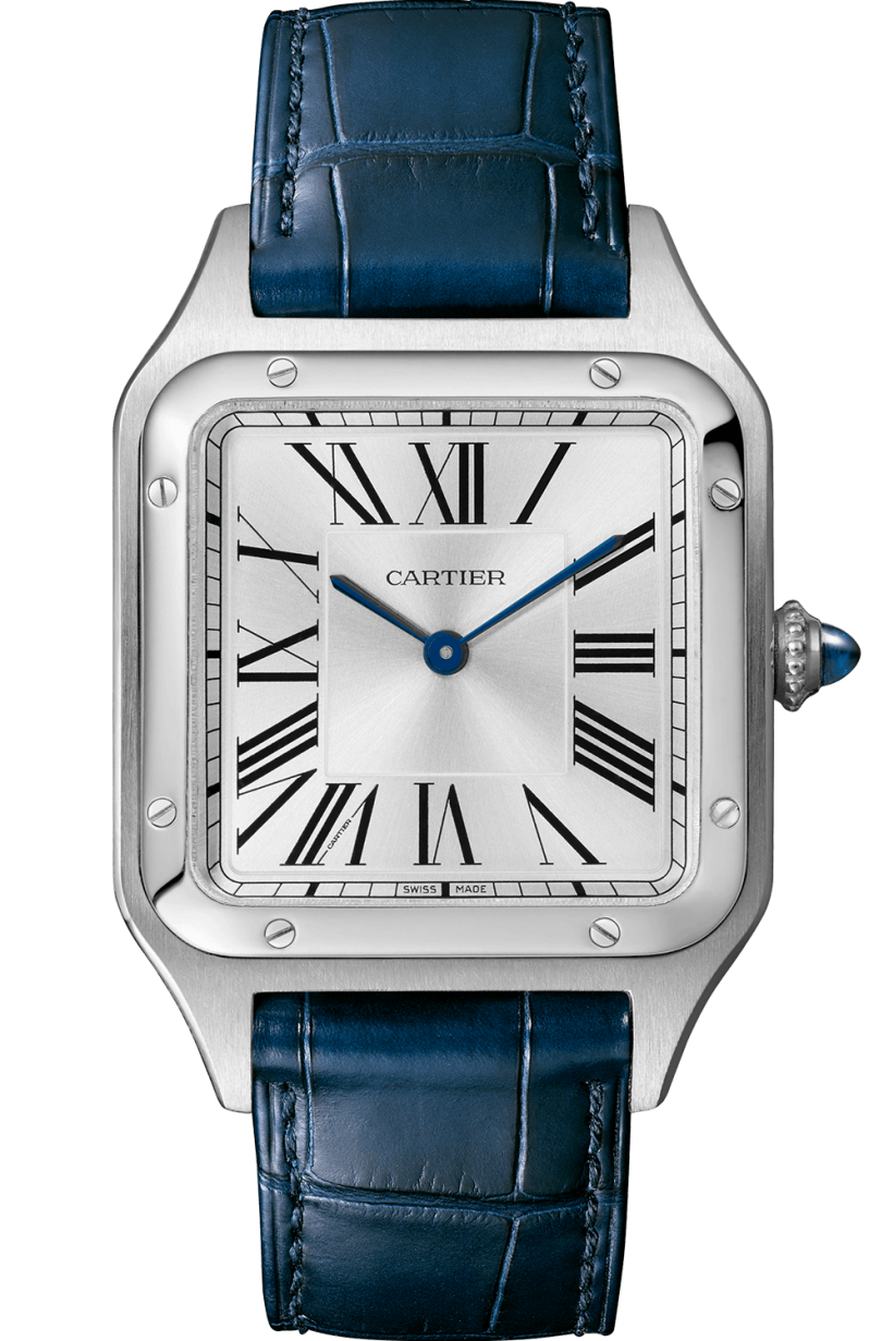 cartier santos stainless steel watch band