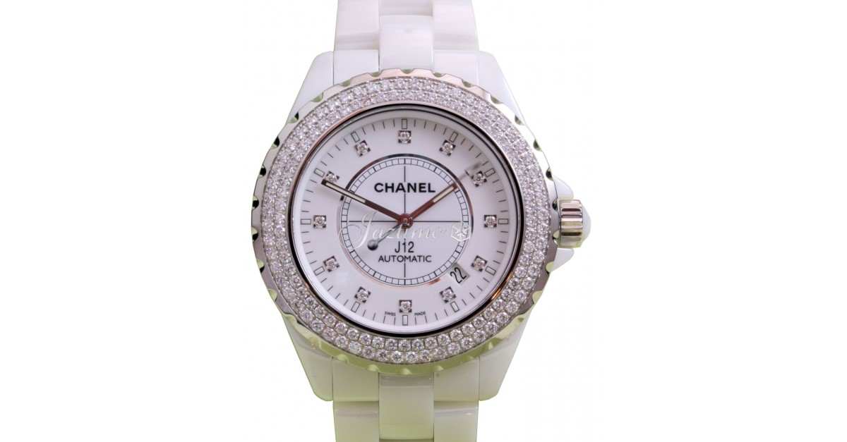 Chanel J12 Chronograph White Ceramic Unisex Watch H1007 : Chanel