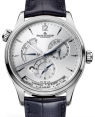 Product Image: Jaeger-LeCoultre Calibre 939A/1 Master Geographic 1428421 Silver Index Stainless Steel Leather 39mm Automatic BRAND NEW