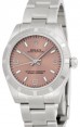 Product Image: Rolex Oyster Perpetual 31 Ladies Midsize Stainless Steel Pink Arabic / Index Dial Engine-Turned Bezel & Oyster Bracelet 177210 - BRAND NEW