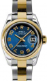 Product Image: Rolex Lady-Datejust 26 179163-BLUCAO Blue Concentric Circle Arabic Yellow Gold Stainless Steel Oyster - BRAND NEW