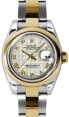 Product Image: Rolex Lady-Datejust 26 179163-IVRPRO Ivory Pyramid Roman Yellow Gold Stainless Steel Oyster - BRAND NEW