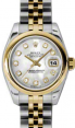 Product Image: Rolex Lady-Datejust 26 179163-MOPDJ White Mother of Pearl Diamond Yellow Gold Stainless Steel Jubilee - BRAND NEW