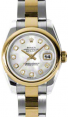 Product Image: Rolex Lady-Datejust 26 179163-MOPDO White Mother of Pearl Diamond Yellow Gold Stainless Steel Oyster - BRAND NEW