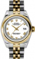 Product Image: Rolex Lady-Datejust 26 179163-WHTRJ White Roman Yellow Gold Stainless Steel Jubilee - BRAND NEW