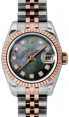 Product Image: Rolex Lady-Datejust 26 179171-DMOPDJ Dark Mother of Pearl Diamond Fluted Rose Gold Stainless Steel Jubilee - BRAND NEW