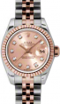 Product Image: Rolex Lady-Datejust 26 179171-PCHDJ Pink Champagne Diamond Fluted Rose Gold Stainless Steel Jubilee - BRAND NEW