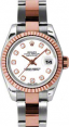 Product Image: Rolex Lady-Datejust 26 179171-WHTDO White Diamond Fluted Rose Gold Stainless Steel Oyster - BRAND NEW